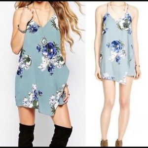 Free People Floral Cascades Slip Dress